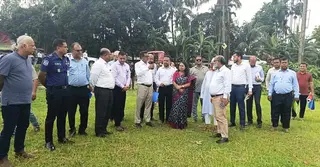 প্রস্তাবিত শেরপুর সরকারি মেডিকেল কলেজের জায়গা পরিদর্শন করলেন স্বাস্থ্য বিভাগের কর্মকর্তারা